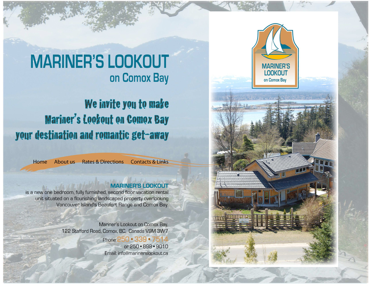 Full image for Mariner's Lookout on Comox Bay Vacation Rental and Art Studio